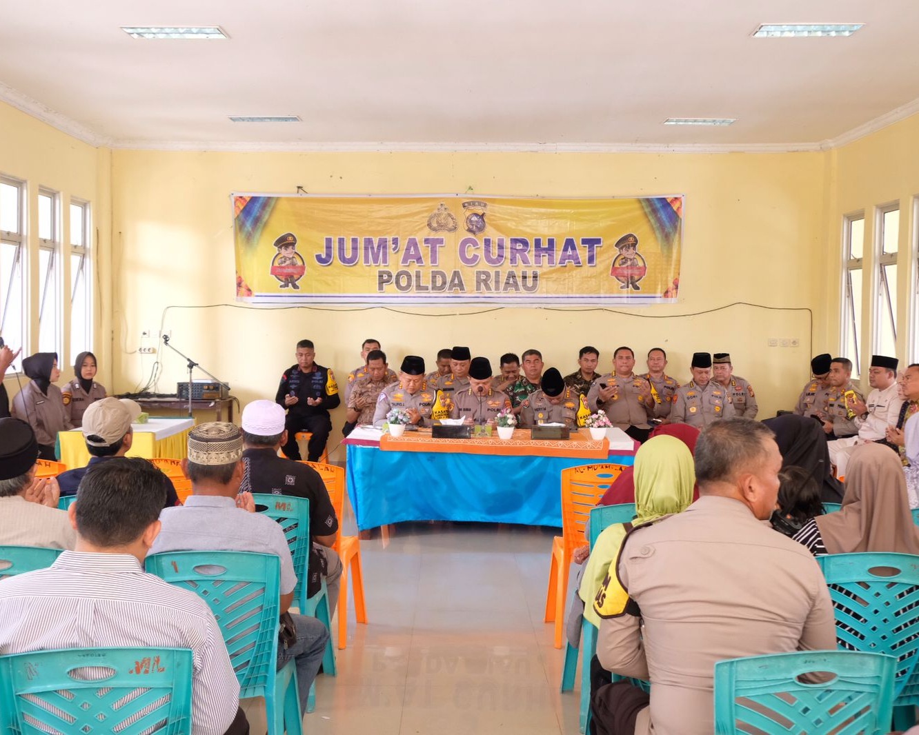Jumat Curhat Polda Riau Kembali Di Gelar Jelang Bulan Suci Ramadhan