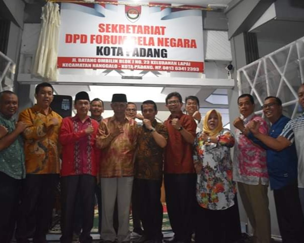 Sekretariat DPD Forum Bela Negara Kota Padang Diresmikan