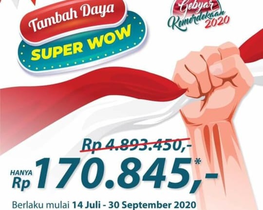 Dalam Rangka Menyambut HUT RI Ke-75, PLN UIWRKR Meluncurkan Program Diskon Tambah Daya 