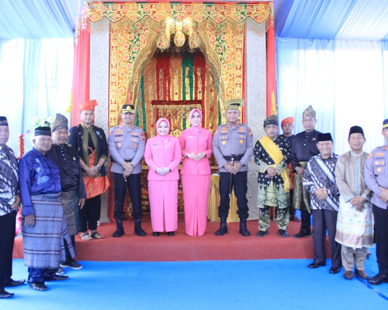 Jadi Kapolres Inhu Ke-48, AKBP Eka Ariandy Disambut Dengan Serangkaian Acara