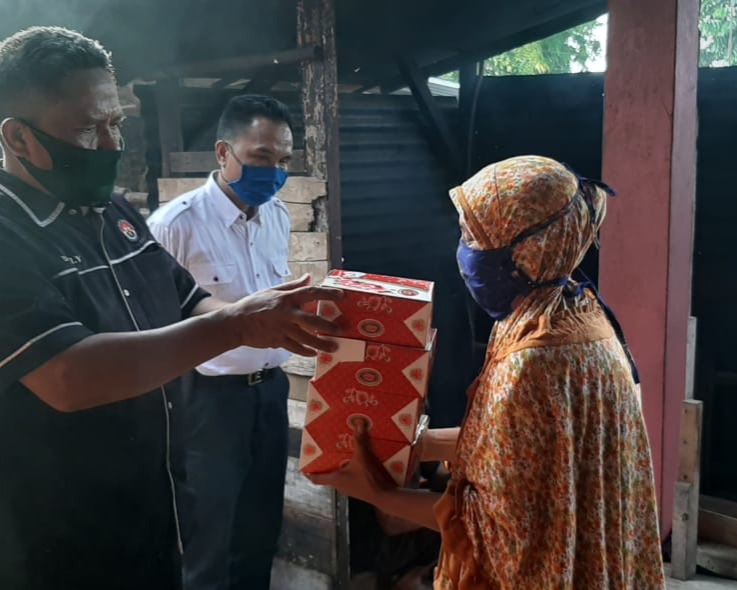 350 Nasi Kotak Untuk Buka Puasa dan Sahur Bagi Warga Kurang Mampu Disiapkan Dapur Umum Polres Kampar