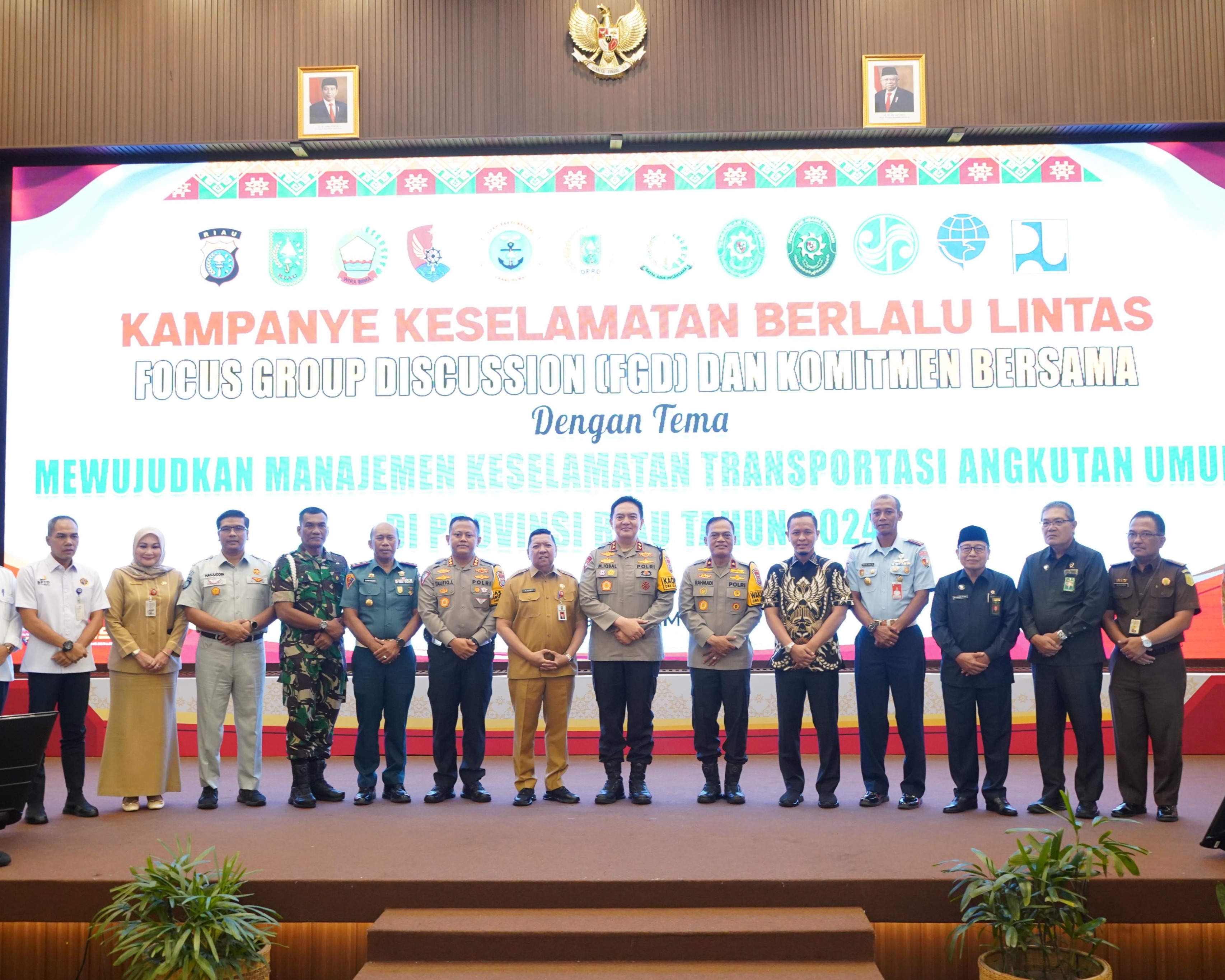 Wujudkan Keselamatan Berlalu Lintas, Ditlantas Polda Riau Gelar FGD