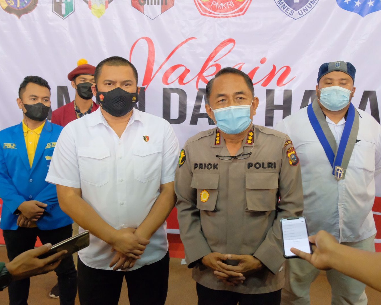Polda Riau Kembali Gelar Kegiatan Vaksinasi Bagi Civitas Akademi di Kampus UIN Suska