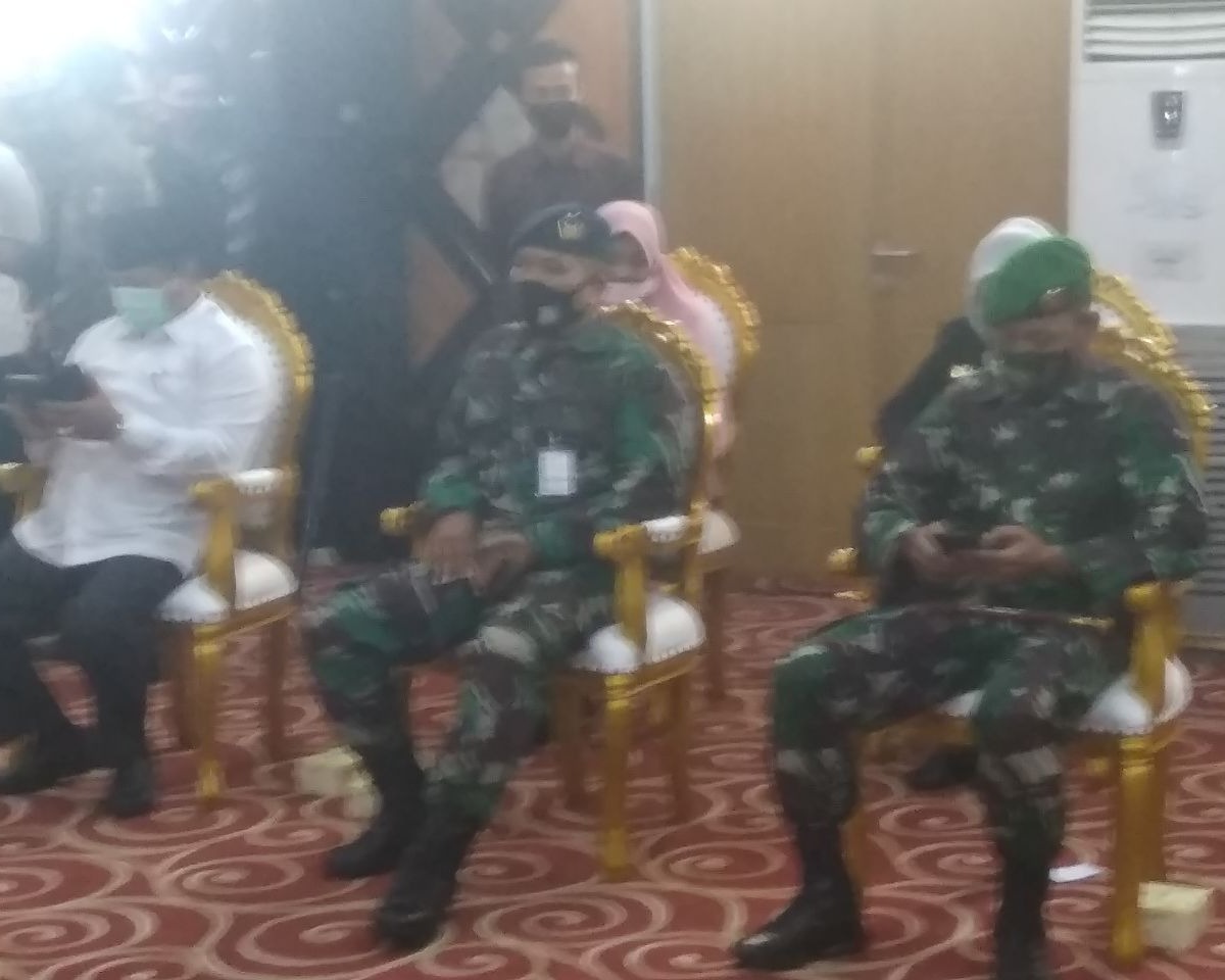 Dandim 0301/PBR Menghadiri Acara Pelantikan Pejabat Sekretaris Daerah Kota Pekanbaru