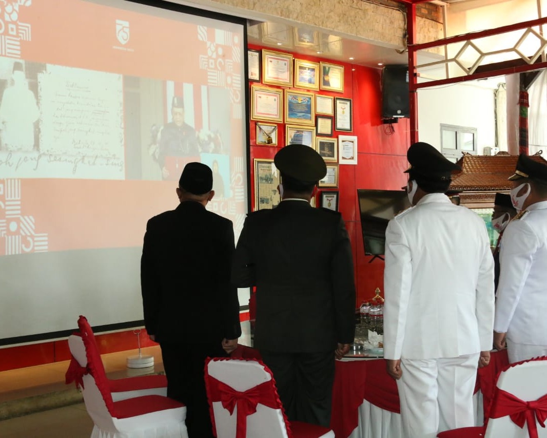 Bupati Taput Pimpin Upacara Bendera Peringatan HUT RI Ke-75 Tahun Indonesia Merdeka
