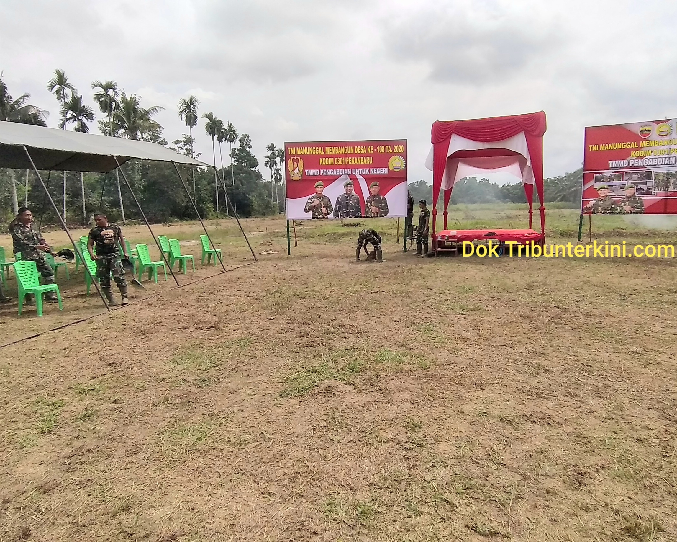 Besok, Waaster Kasad Bid Ren dan Puanter Datang Meninjau Pelaksanaan TMMD Ke-108 Kodim 0301/Pekanbaru