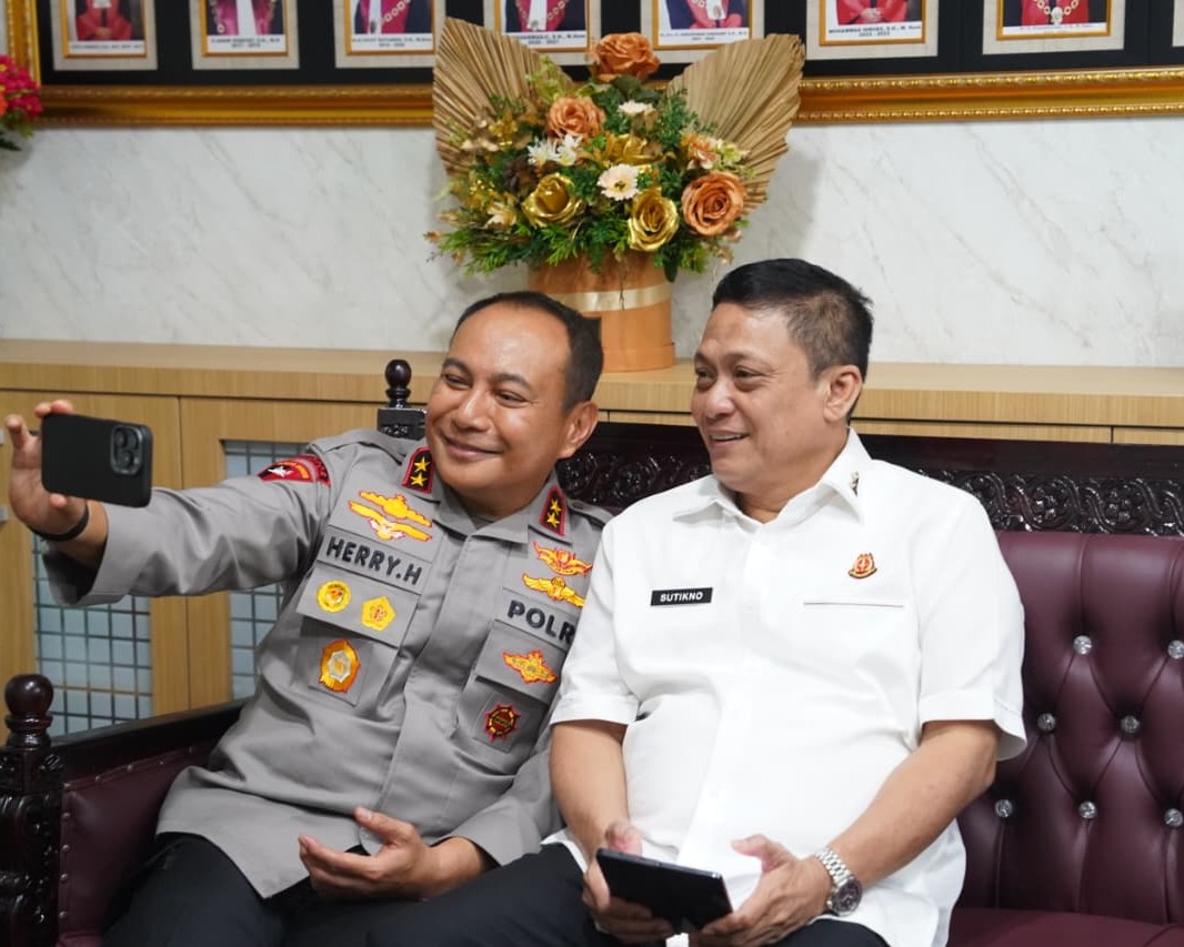 Kapolda Riau Pererat Sinergitas, Awali Halal Bihalal Dari Kodam Hingga Pengadilan Tinggi