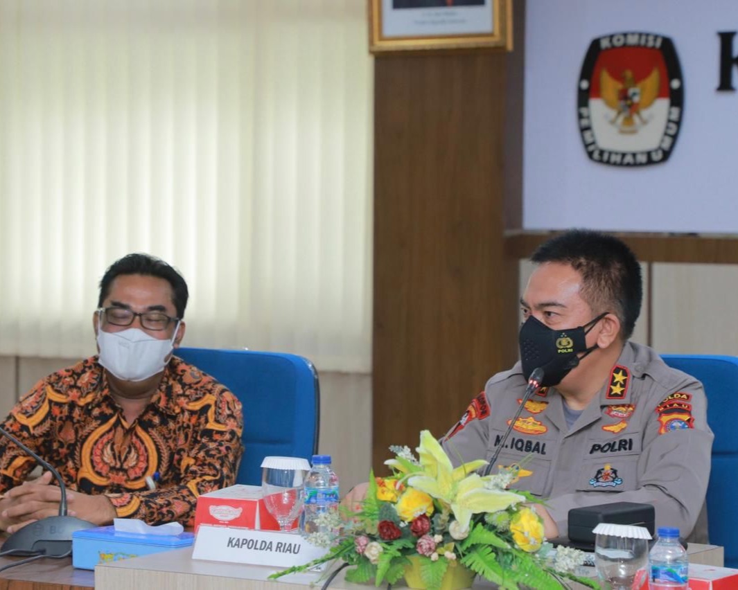Persiapan Perhelatan Nasional Pemilu Tahun 2024, Kapolda Jalin Koordinasi Dengan KPU Riau