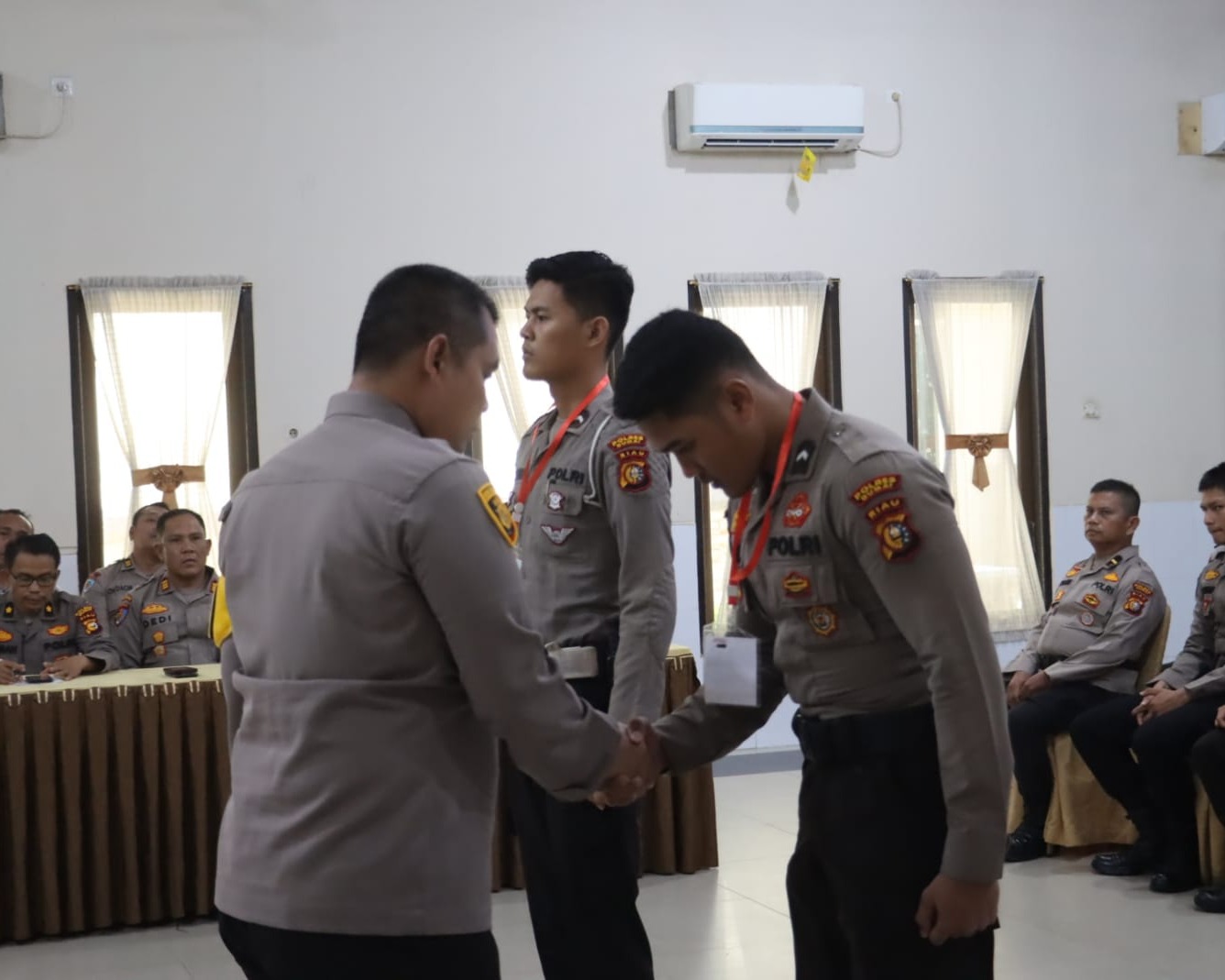 Polres Dumai Gelar Latihan Pra Operasi Ketupat Lancang Kuning Tahun 2024 Dalam Rangka Pengamanan Hari Raya Idul Fitri 1445 H