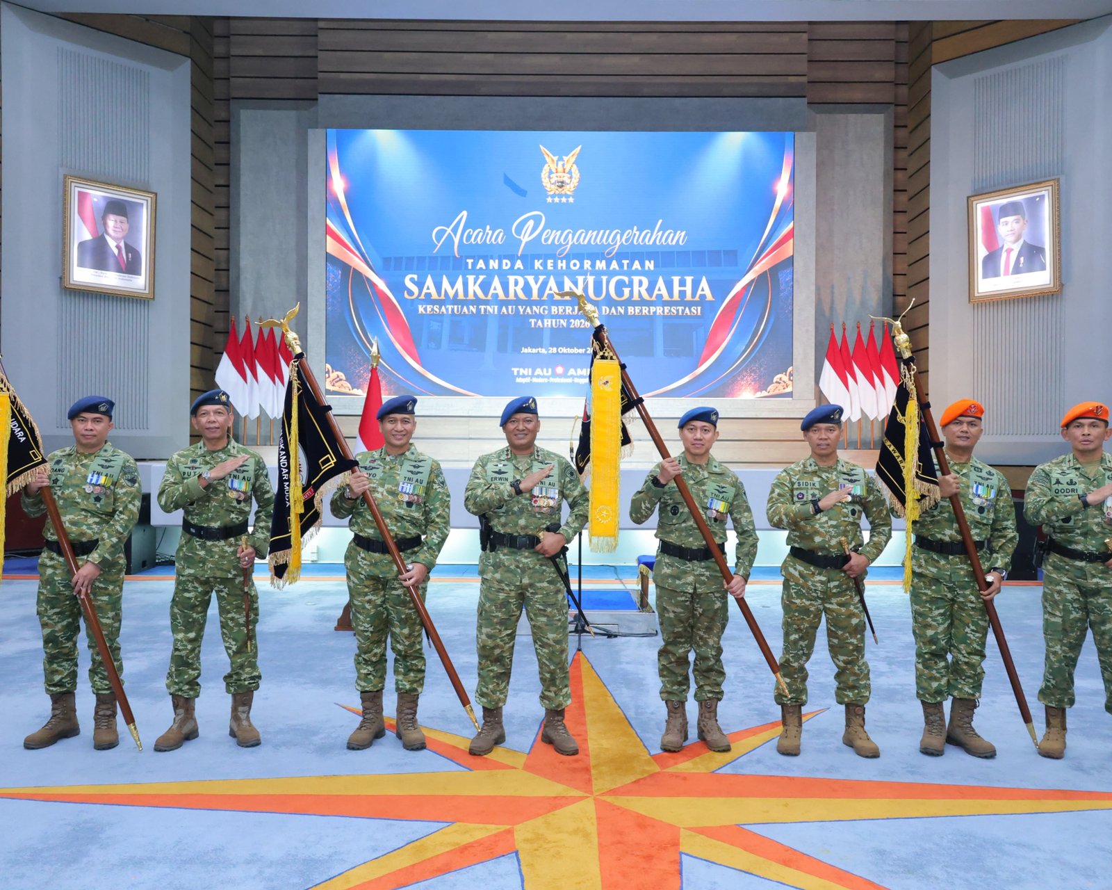Lanud SIM Jajaran Kodau I, Menerima Tanda Kehormatan Samkaryanugraha