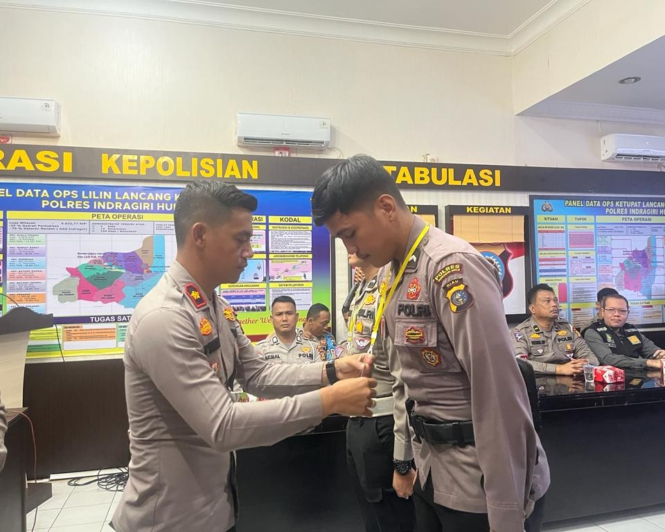 Jelang Operasi, Polres Inhu Taja Latihan Pra Operasi Patuh Lancang Kuning Tahun 2023