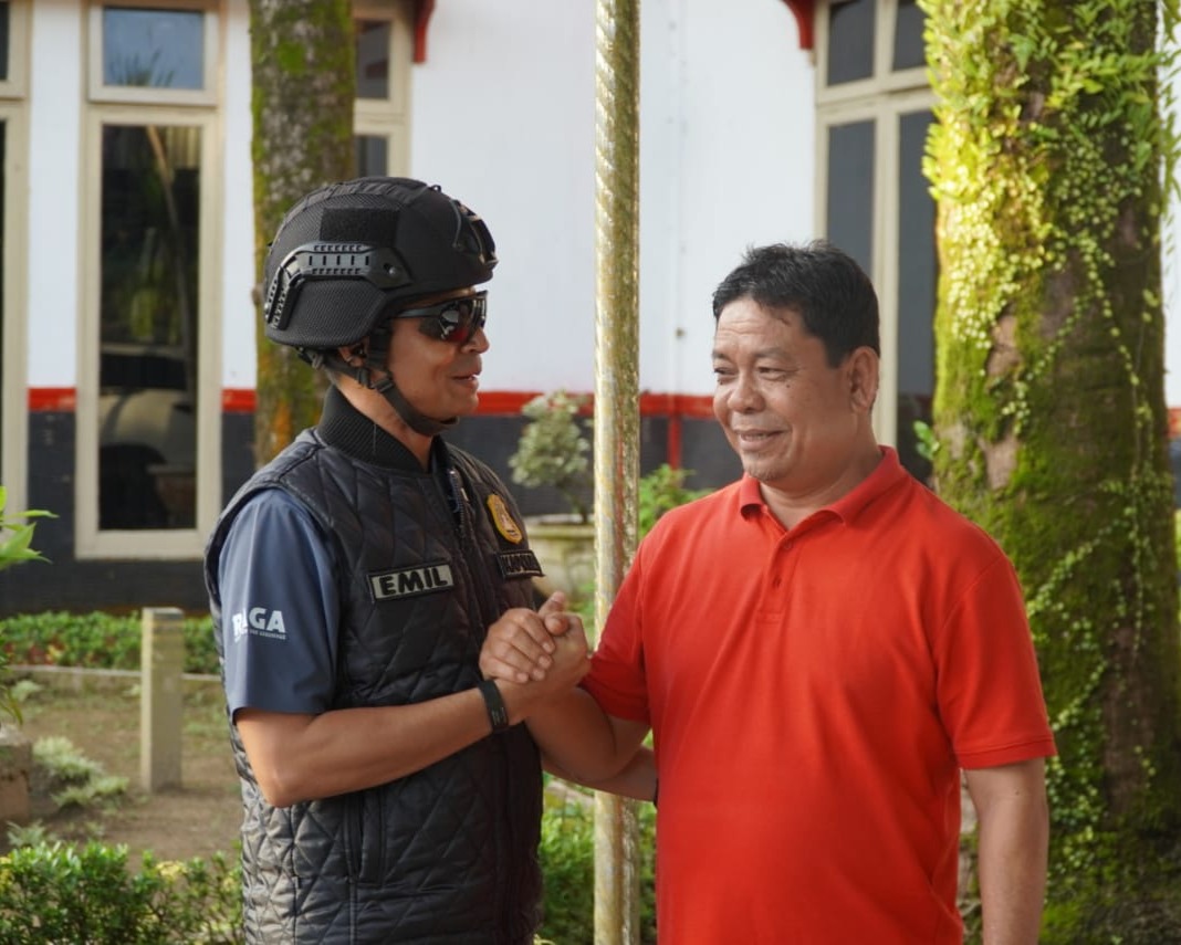 Kapolres Rohul Pimpin Patroli Raga, Dekatkan Diri Dengan Masyarakat Di Sekitar Komplek Pemda
