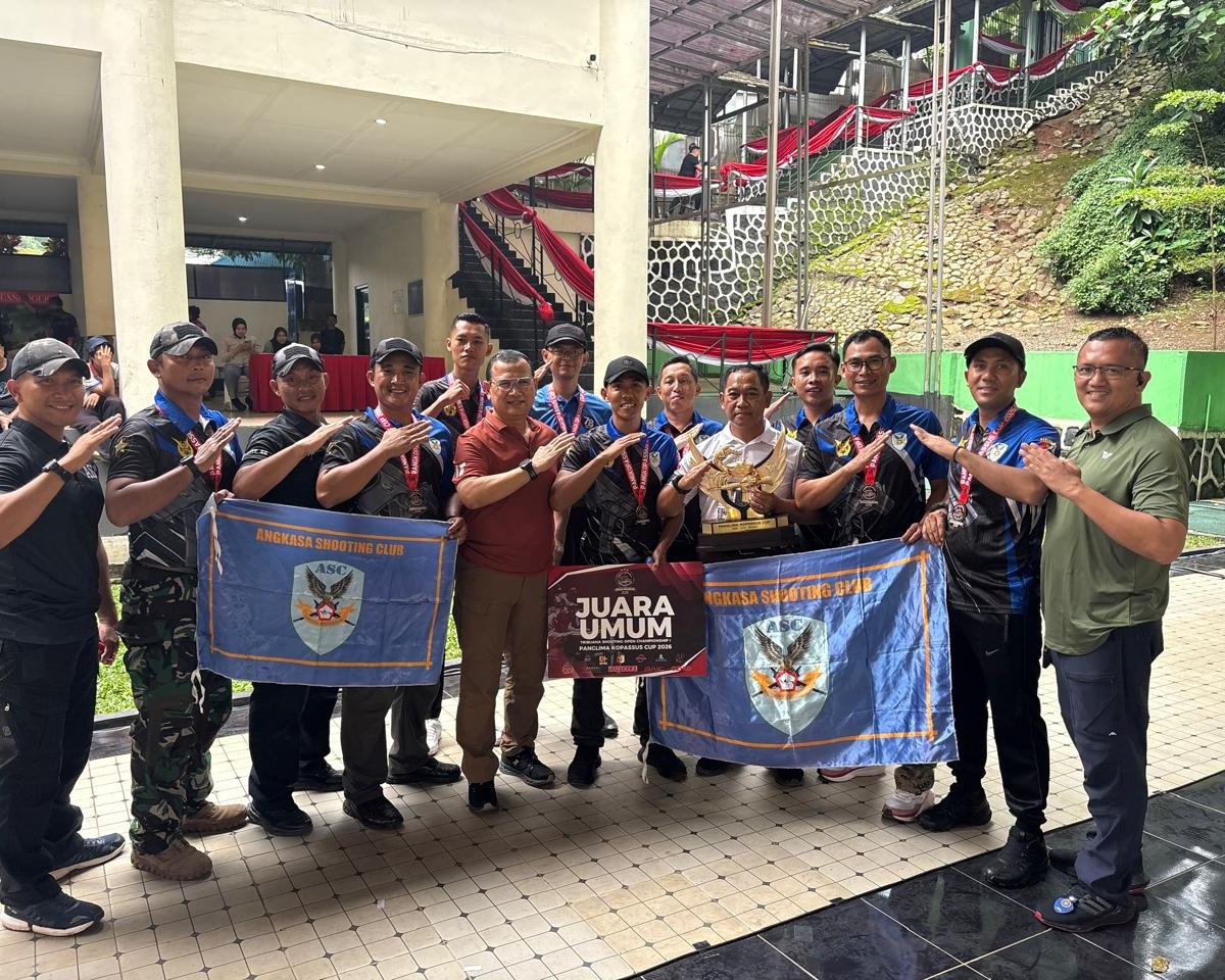 Aspers Kaskodau I Raih Juara di Kejuaraan Menembak Panglima Kopassus Cup 2026