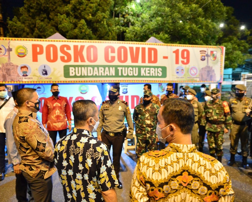 Gubri Bersama Forkopimda Lakukan Sosialisasi Penerapan Prokes Covid-19 di Pusat Kuliner