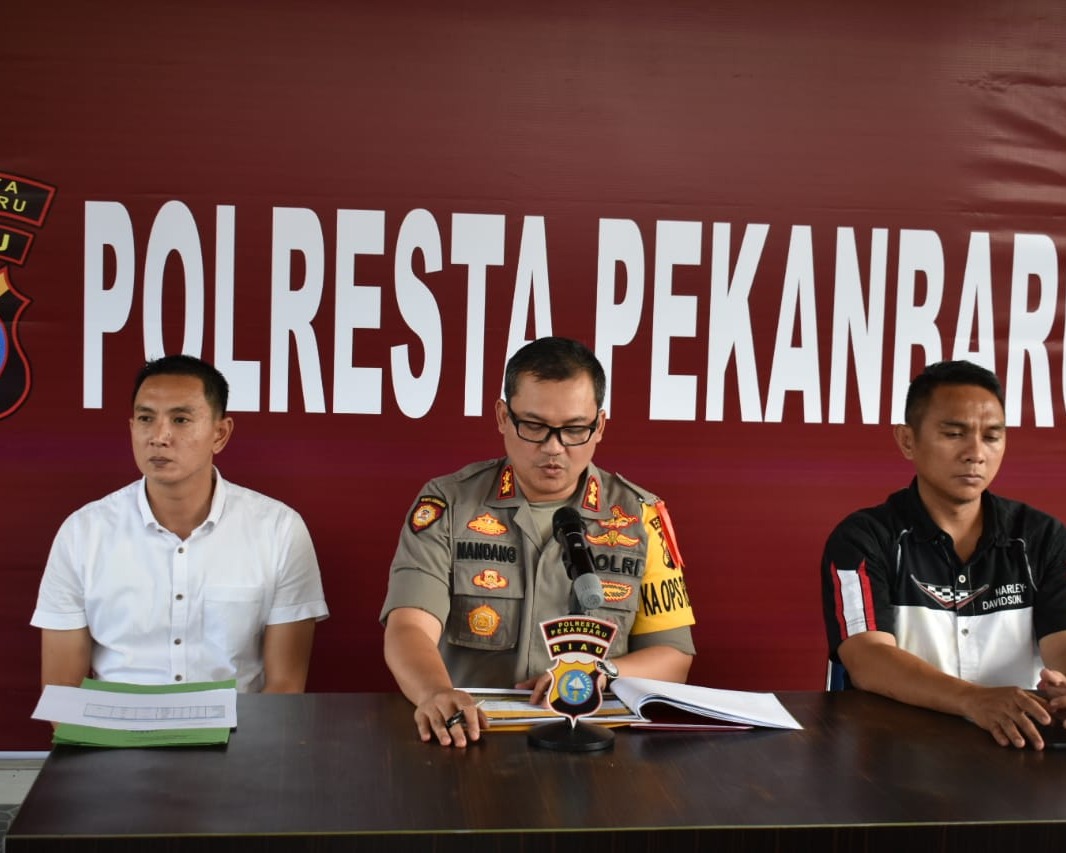 Kapolresta Pekanbaru Menggelar Release Akhir Tahun 2019