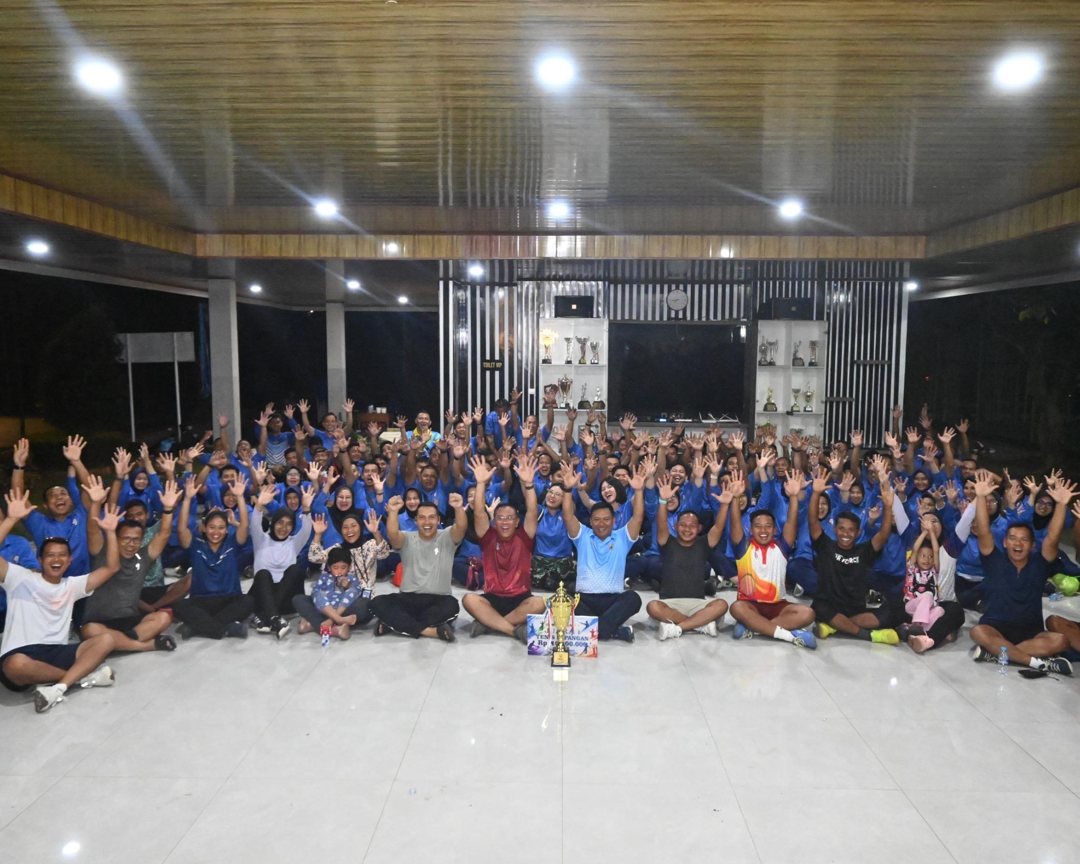 Sabet Juara I Tenis Lapangan, Pangkodau I Berikan Apresiasi Dan Puji Atlet Kodau I