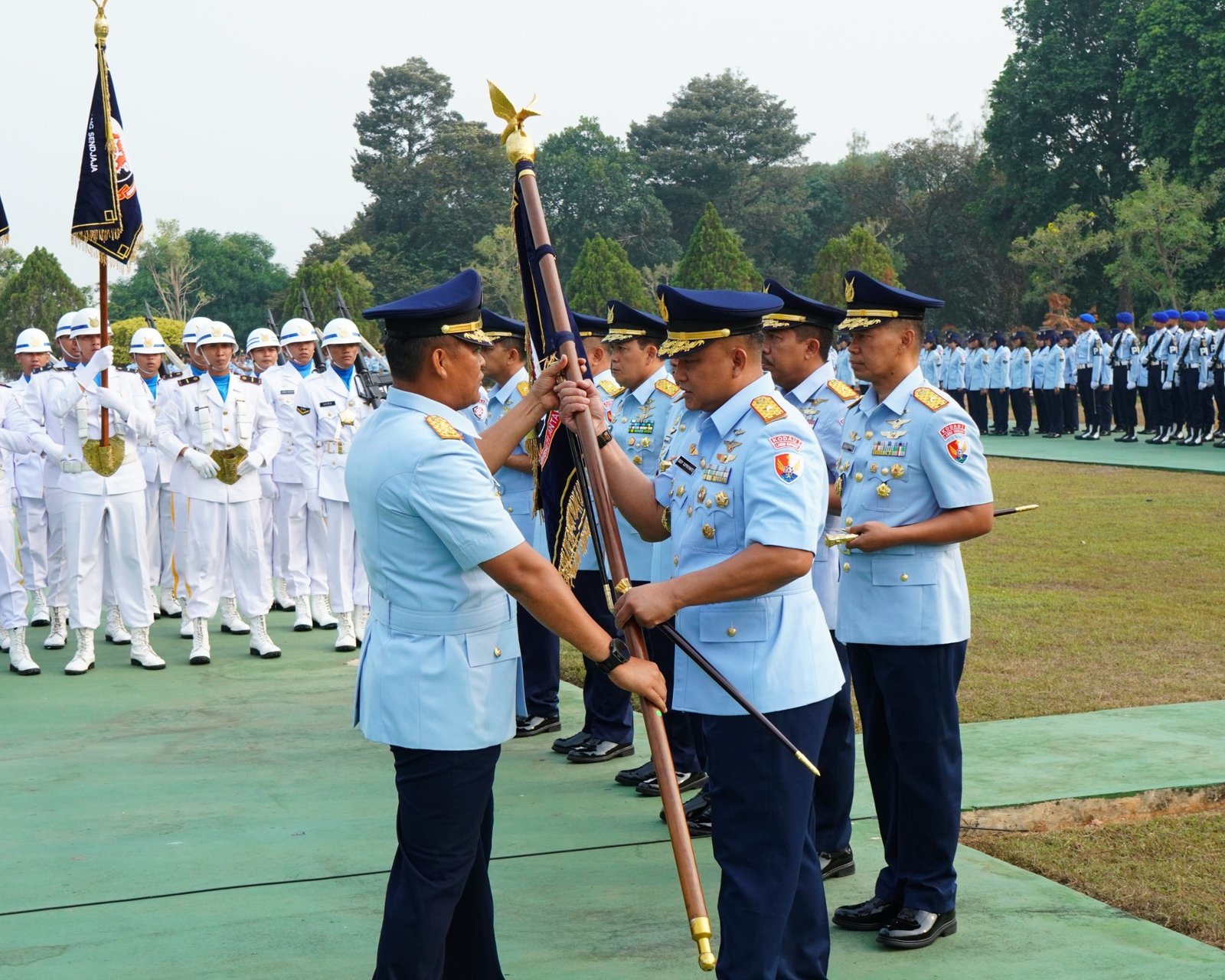 Pangkodau I Pimpin Sertijab Empat Danlanud Tipe A