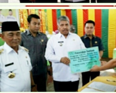 PT Musim Mas Serah Terima Bangunan Islamic Center Kecamatan Pangkalan Lesung