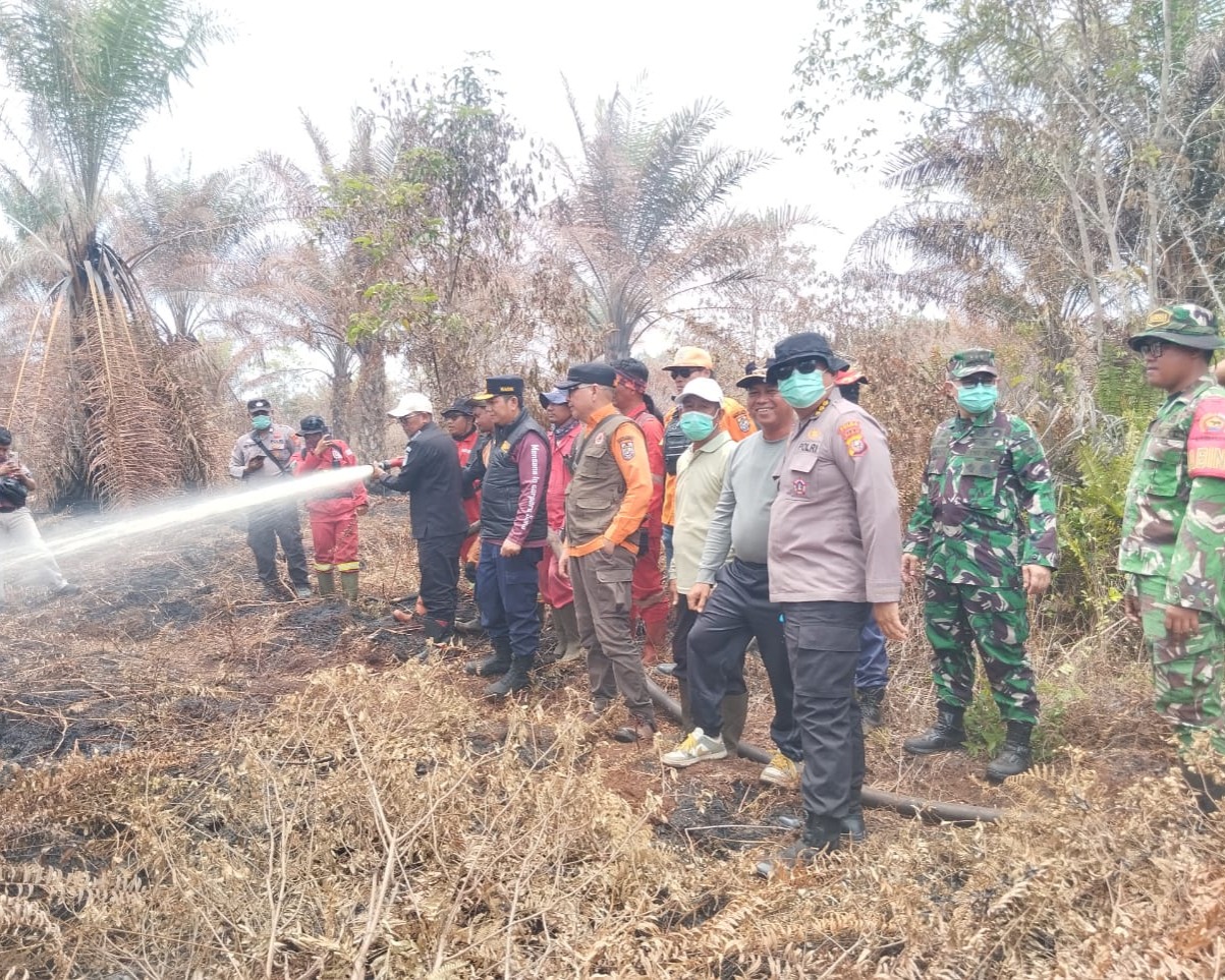 Kolaborasi Polda Riau Berhasil Jinakkan Karhutla Di Lahan Gambut Pelalawan