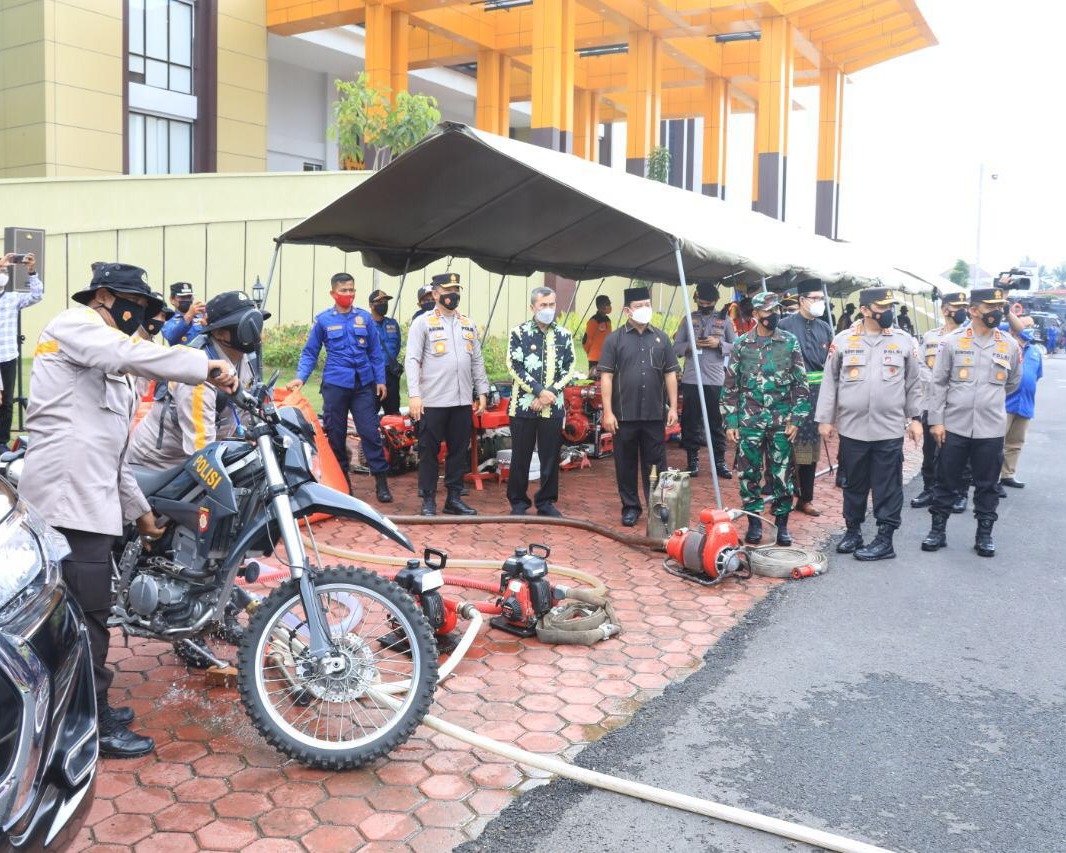 Wakapolri Apresiasi Langkah dan Antisipasi Yang Dilakukan Polda Riau Dalam Kesiapan Untuk Mencegah Karhutla