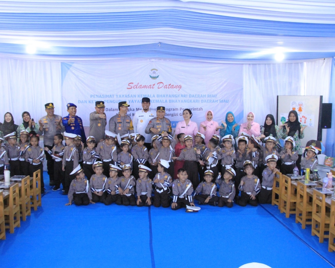 Wujudkan Gizi Aman Dan Berkualitas, Polda Riau Resmikan SPPG Ke-11 Di Inhu