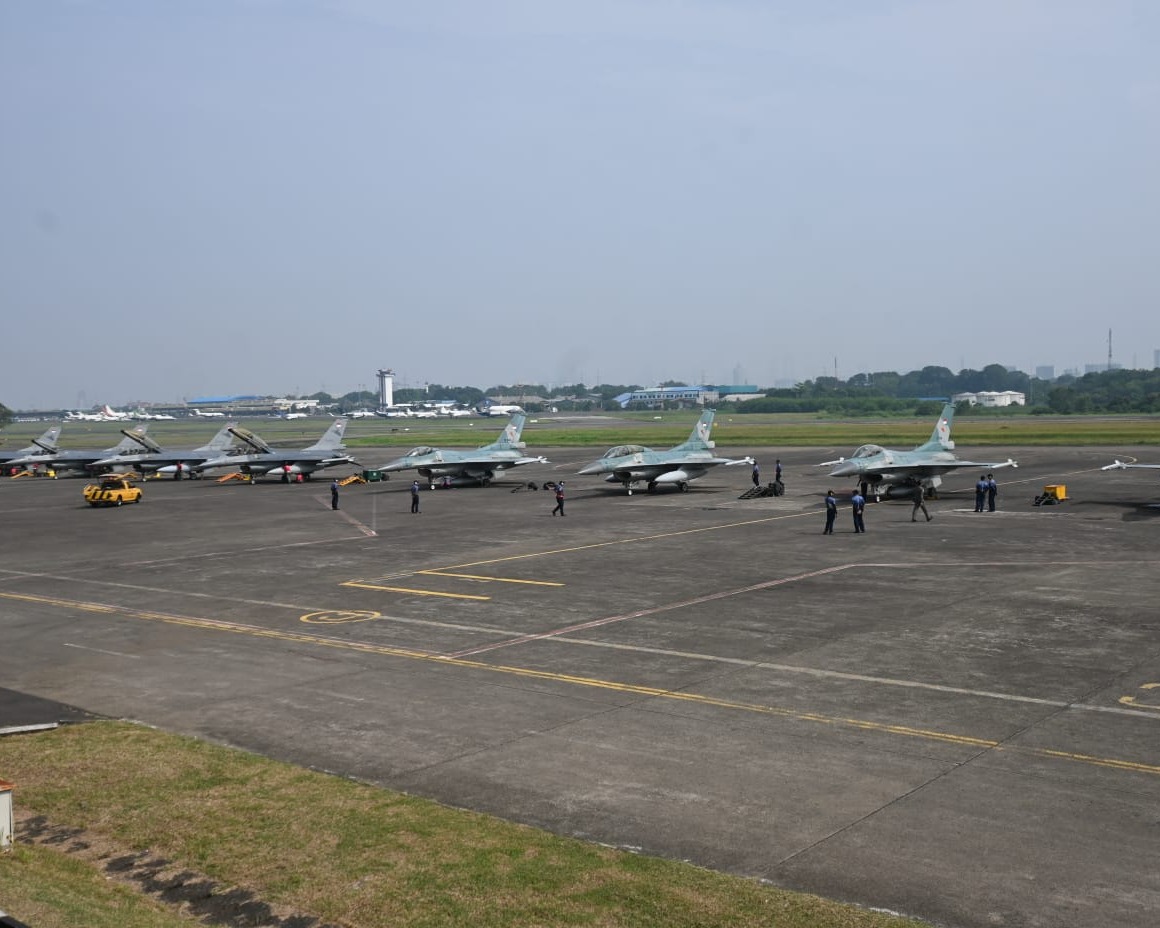 Kaskoopsud I Dampingi Kaskoopsudnas Tinjau Kesiapan Gladi Bersih Tim Demo Udara