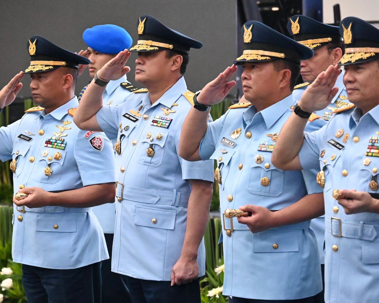 Pangkodau I Hadiri Kegiatan Upacara Satuan Wing Udara dan Peresmian Satuan Antariksa Koopsudnas