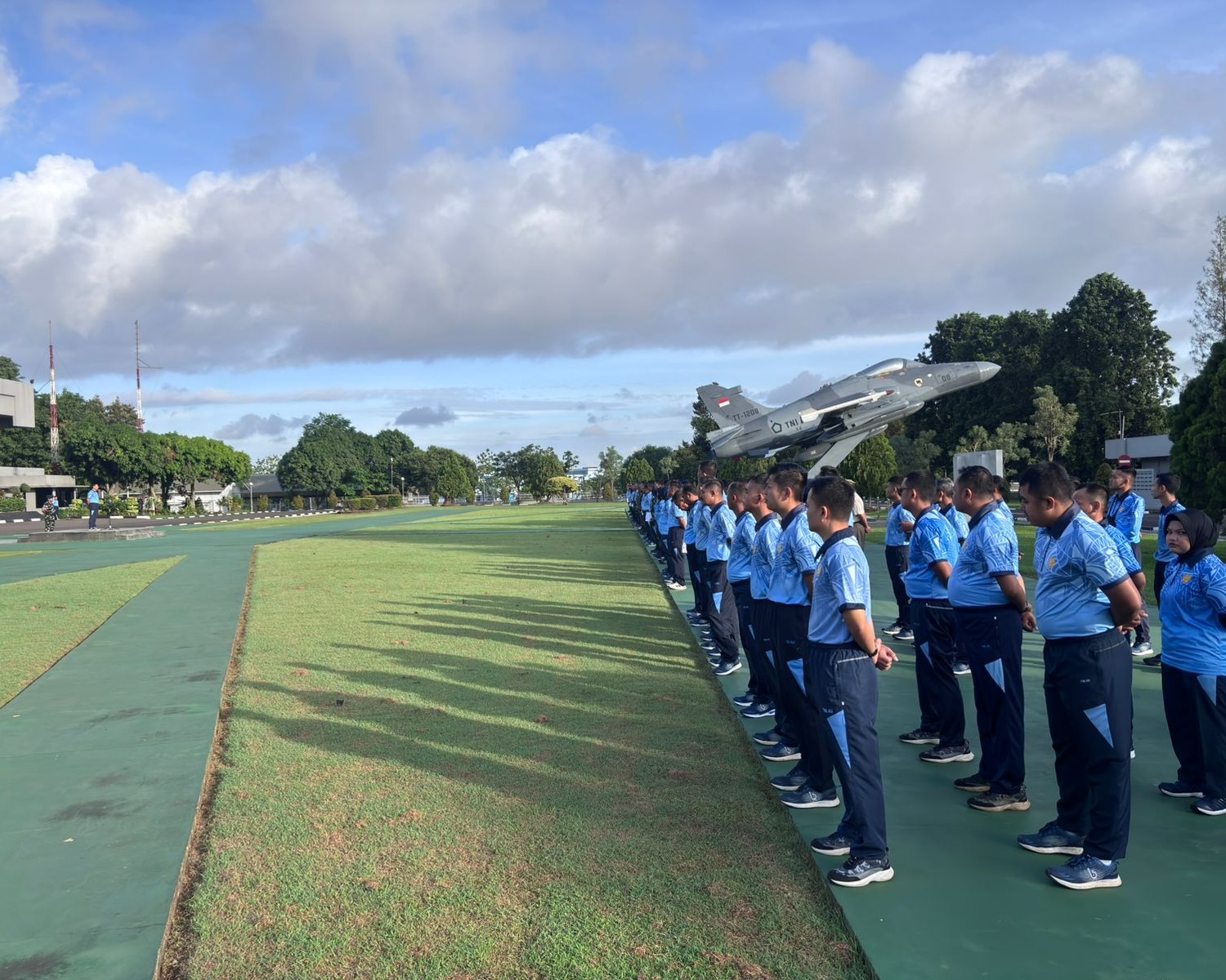 TNI Merupakan Komponen Utama Menjaga Negara, Prajurit TNI AU Makodau I Ditekankan Jaga Kesehatan di Tengah Isu Super Flu