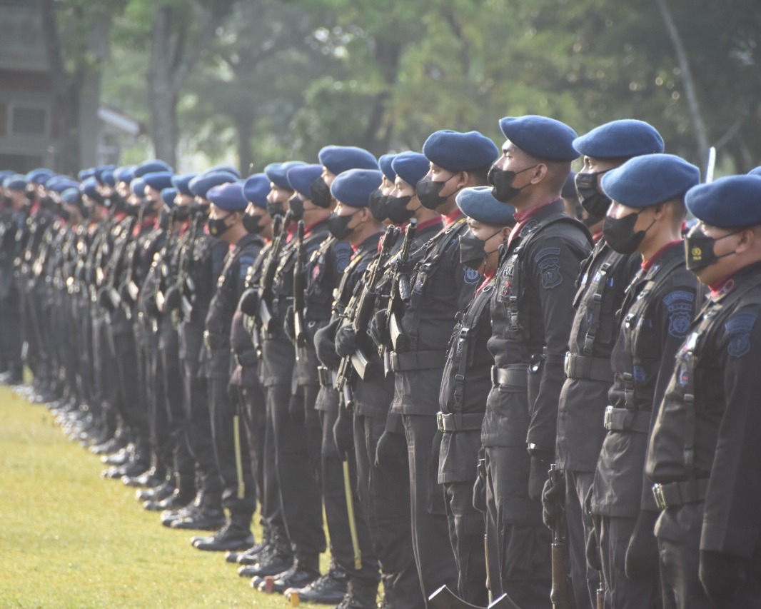 Operasi Madago Raya 2021, Dansat Brimob Polda Riau Berikan Penghargaan